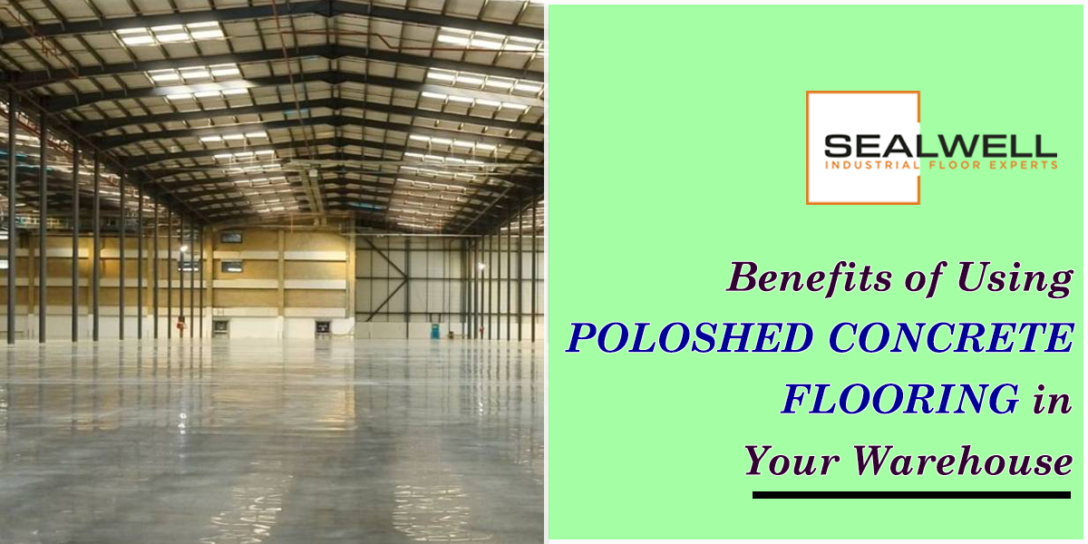 Polished concrete flooring