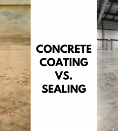 Concrete Coating vs. Sealing