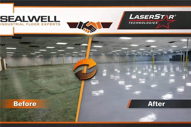 Industrial Epoxy & Polyurethane Flooring Installation for LaserStar Technologies