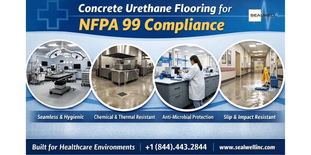 Concrete Urethane Flooring for NFPA 99 Healthcare Compliance