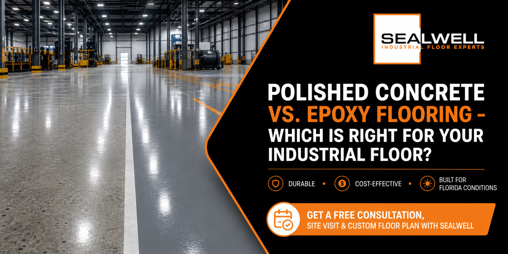 Polished Concrete vs. Epoxy Flooring