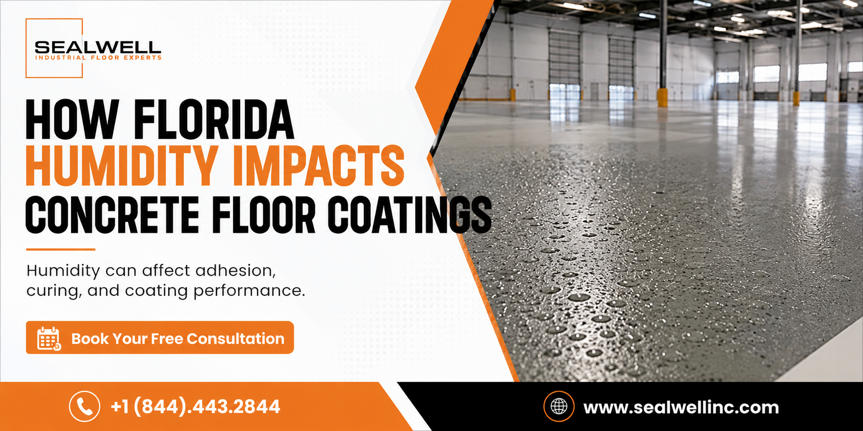How Florida Humidity Affects Commercial Concrete Floor Coatings