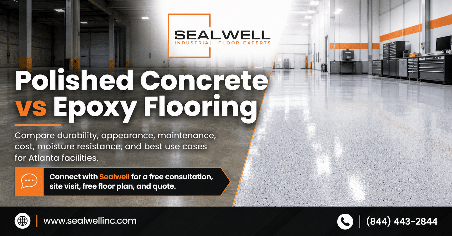 Polished Concrete vs Epoxy Flooring